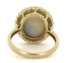 14K Yellow Gold, Andamookan Opal and Diamond Halo Ring - 3