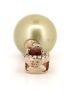 14K Rose Gold, Golden Cultured South Sea Pearl, Orange Sapphire and Diamond, Pendant - 3