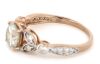 14K Rose Gold and Diamond, Antique Style Ring - 3