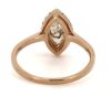 14K Rose Gold Diamond Halo Ring - 3