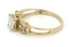 14K Yellow Gold and Diamond, Decorative Dress Ring - 2