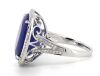 14K White Gold, 13.45ct Tanzanite and Diamond, Halo Ring - 2