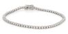 14K White Gold, 2.97ct TDW Diamond, Tennis Bracelet