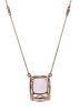 14K Rose Gold, 25.63ct Kunzite and Diamond, Pendant Necklace - 2