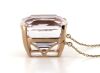 14K Rose Gold, 25.63ct Kunzite and Diamond, Pendant Necklace - 3