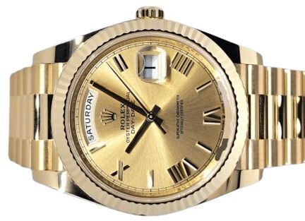 Rolex Day-Date 40 Champagne Roman Dial 228238 As New (2023)