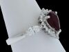 18K White Gold Ruby and Diamond Dress Ring - 5