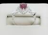 18K White Gold Ruby and Diamond Dress Ring - 8