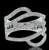 18K White Gold and Diamond Dress Ring - 2