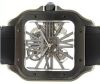 Cartier WHSA0009 Santos Large Skeleton 39.7mm - 2