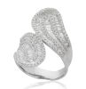 18K White Gold Diamond Dress ring - 4