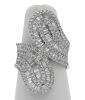 18K White Gold Diamond Dress ring - 5