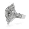 18K White Gold Diamond Dress ring - 2