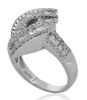 18K White Gold Diamond Dress ring - 3