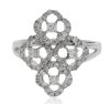 18K White Gold Diamond Dress ring