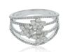 18K White Gold Diamond Dress ring