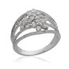 18K White Gold Diamond Dress ring - 3