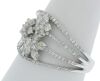 18K White Gold Diamond Dress ring - 4