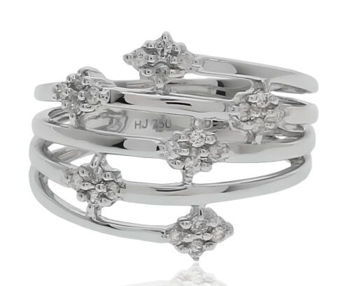 18K White Gold Diamond Dress ring