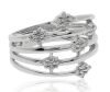 18K White Gold Diamond Dress ring - 2