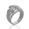 18K White Gold Diamond Dress ring - 3