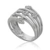 18K White Gold Diamond Dress ring - 4