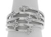 18K White Gold Diamond Dress ring - 5