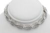 18K White Gold Diamond flexible link bracelet - 2