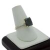 18K Yellow Gold Black Diamond Engaiment Ring - 5