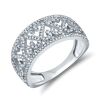 18K White Gold Diamond Dress ring - 2