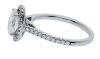 18K White Gold Engagement Diamond Ring GIA certified - 3