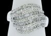 18K White Gold Diamond Dress ring - 4