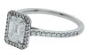 18K White Gold Engagement Diamond Ring GIA certified - 3