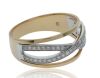 18K Two-tone Diamond Dress Ring - 3