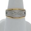 18K Two-tone Diamond Dress Ring - 5