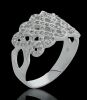 18K White Gold Diamond Dress ring - 3