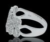 18K White Gold Diamond Dress ring - 4