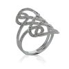 18K White Gold Diamond Dress ring - 3