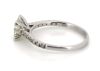 14K White Gold and Diamond, Classic Ring - 2