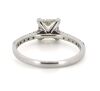 14K White Gold and Diamond, Classic Ring - 3