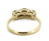 14K Yellow Gold and Diamond, Trilogy Ring - 3