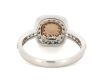 14K White & Rose Gold, Pink Diamond, Double Halo Ring - 3