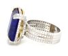 14K Yellow/White Gold, 11.53ct Tanzanite and Diamond, Cluster Cocktail Ring - 2