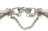 14K White Gold, Aquamarine and Diamond, Art Deco Bracelet - 4