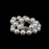 14K White Gold, White Cultured South Sea Pearl and Diamond, Strand Necklace - 2