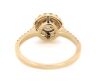 14K Yellow Gold, Fancy Light Brown Diamond, Halo Ring - 3