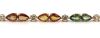 14K Rose Gold, Mixed Coloured Sapphire and Diamond, Line Bracelet - 2