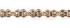 14K Rose Gold, Blue Sapphire and Diamond, Decorative Line Bracelet - 4