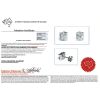 14K White Gold and Diamond, Square Halo Stud Earrings - 4