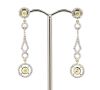 14K Yellow Gold, Light Fancy Yellow Diamond, Drop Earrings